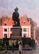 Walter Sickert The Statue of Duquesne, Dieppe Germany oil painting reproduction